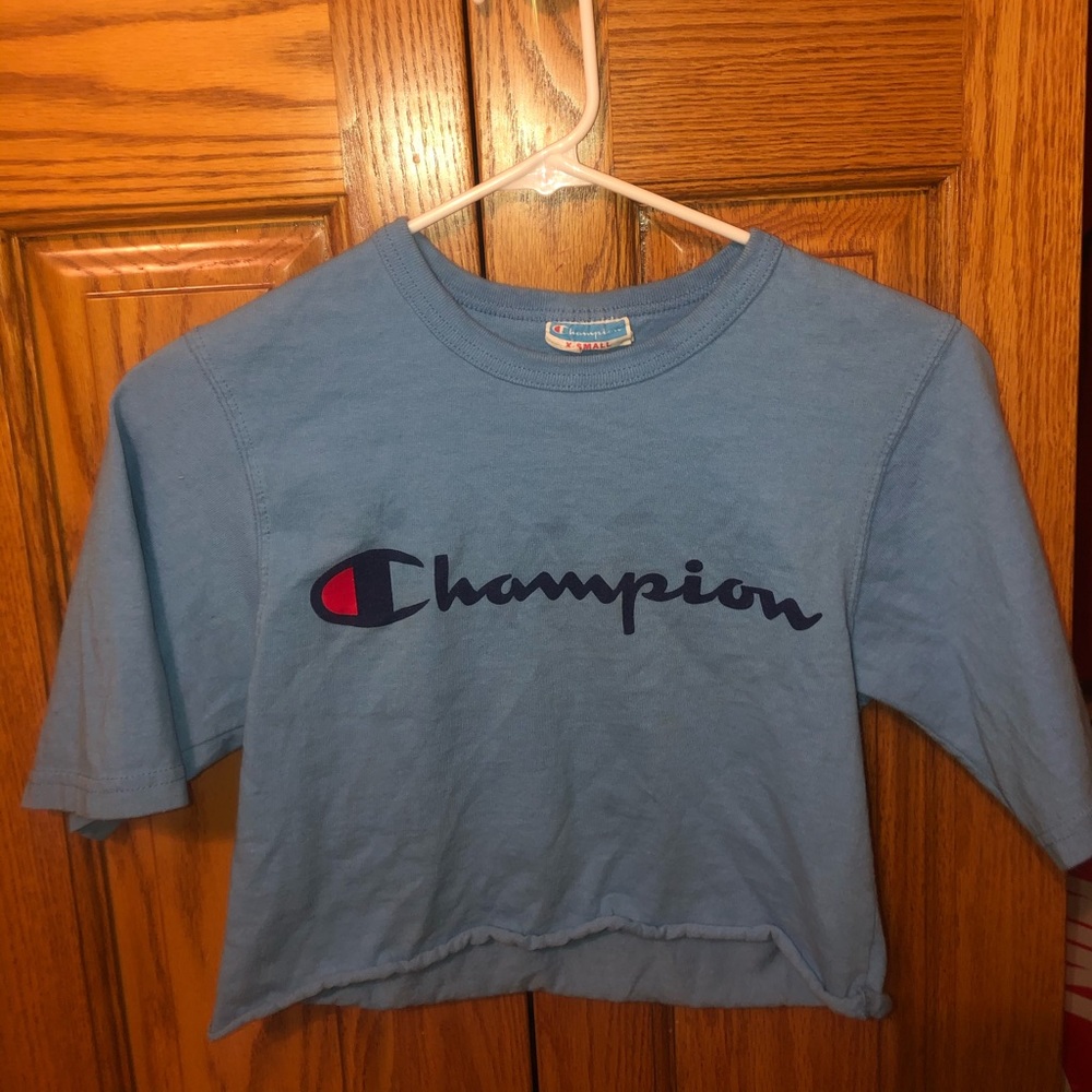 Champion cropped t shirt